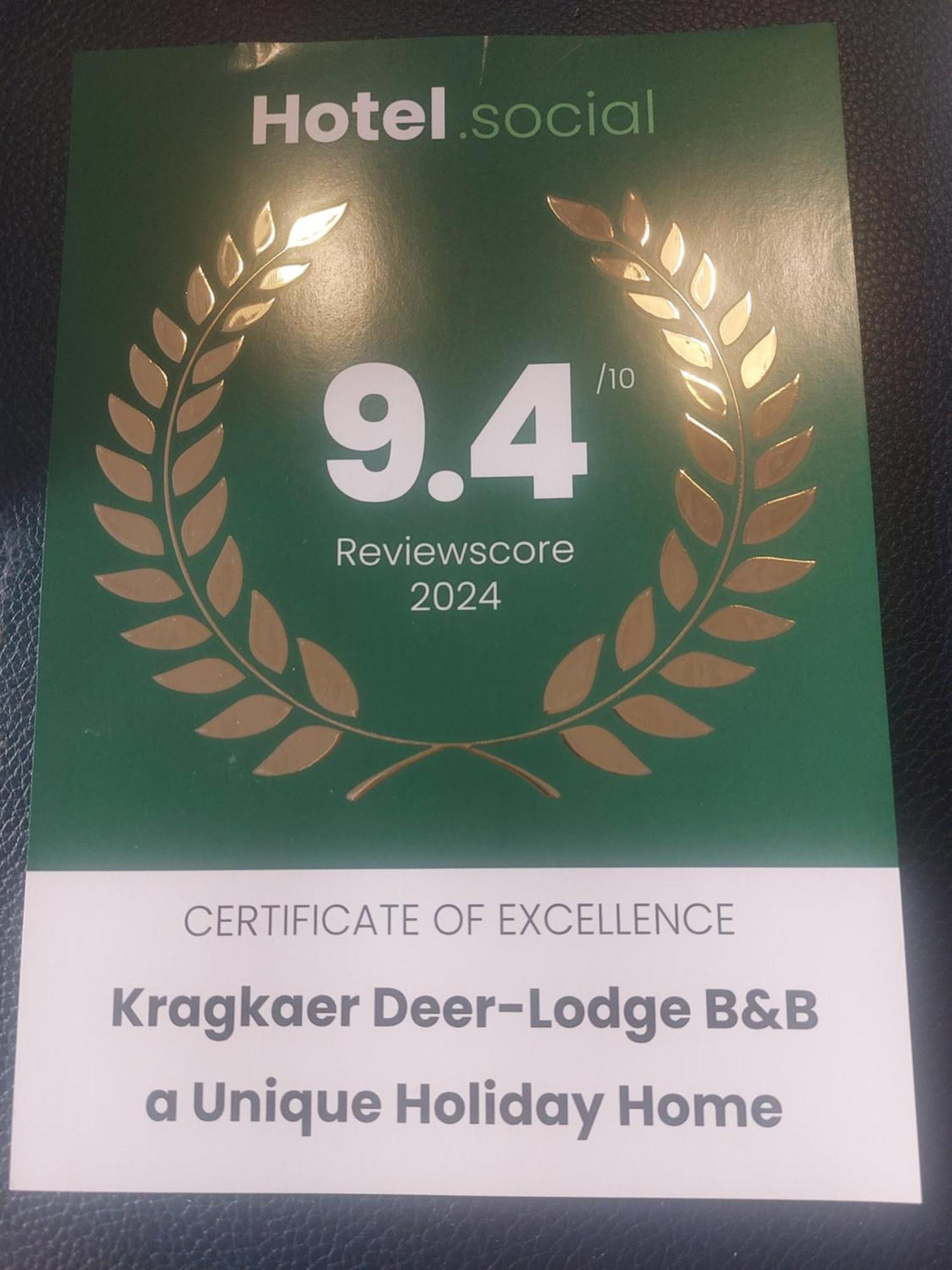 Kragkaer Deer-Lodge B&B A Unique Holiday Home Sæby Eksteriør billede